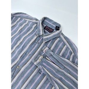 Cody James Men's L South Western  Striped‎ Long Sleeve Pearl button up  Shirt